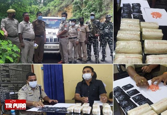 20,000 Yaba tablets Seized at Jirania in a Joint Drive by Khowai and West Dist Police : Vehicle Seized, Driver Escaped 20,000 Yaba tablets Seized at Jirania in a Joint Drive by Khowai and West Dist Police : Vehicle Seized, Driver Escaped